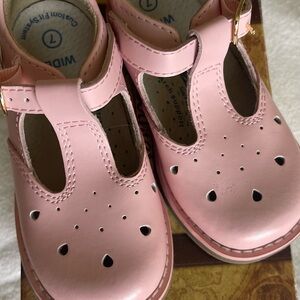 FootMates Pink T-Strap Dress Shoes for Kids